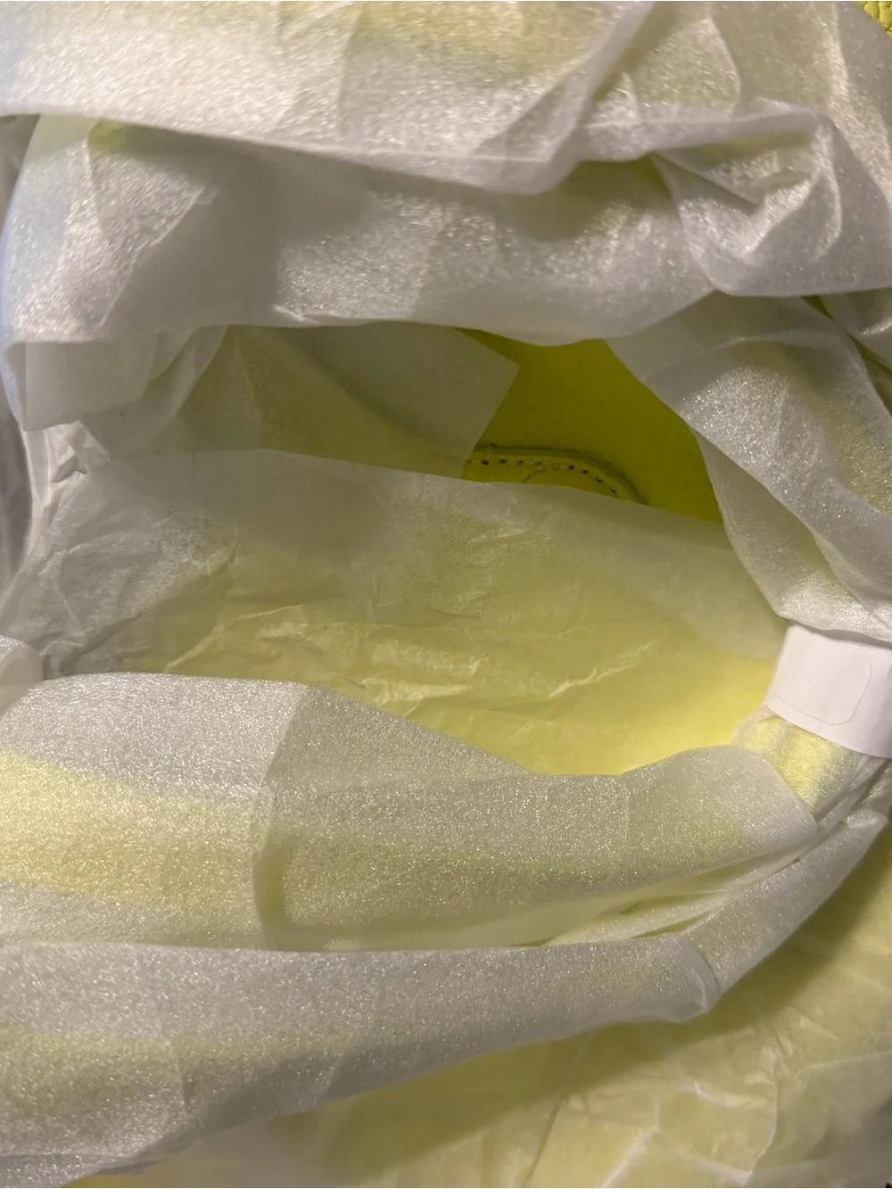 Stoney Clover Lane Leather Tote in Lime
